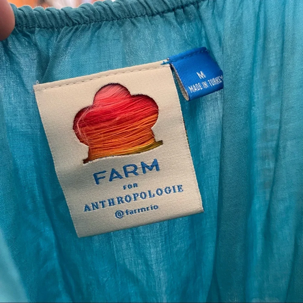 Anthro Farm Rio Ruffled Botanical Maxi Dress - Picture 6 of 7